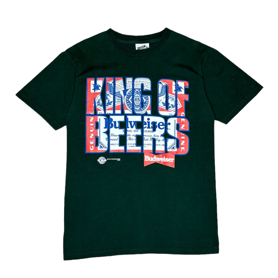 Vintage 1997 King Of Beers Budweiser T-Shirt (Large)